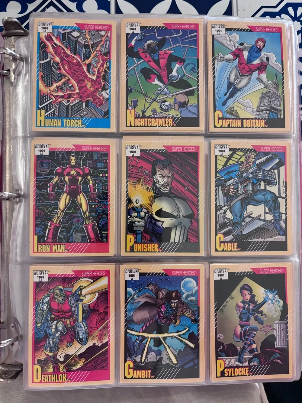 Marvel Trading Cards complete 1991 Marvel Series II and 1992 Marvel. 7 Holograms